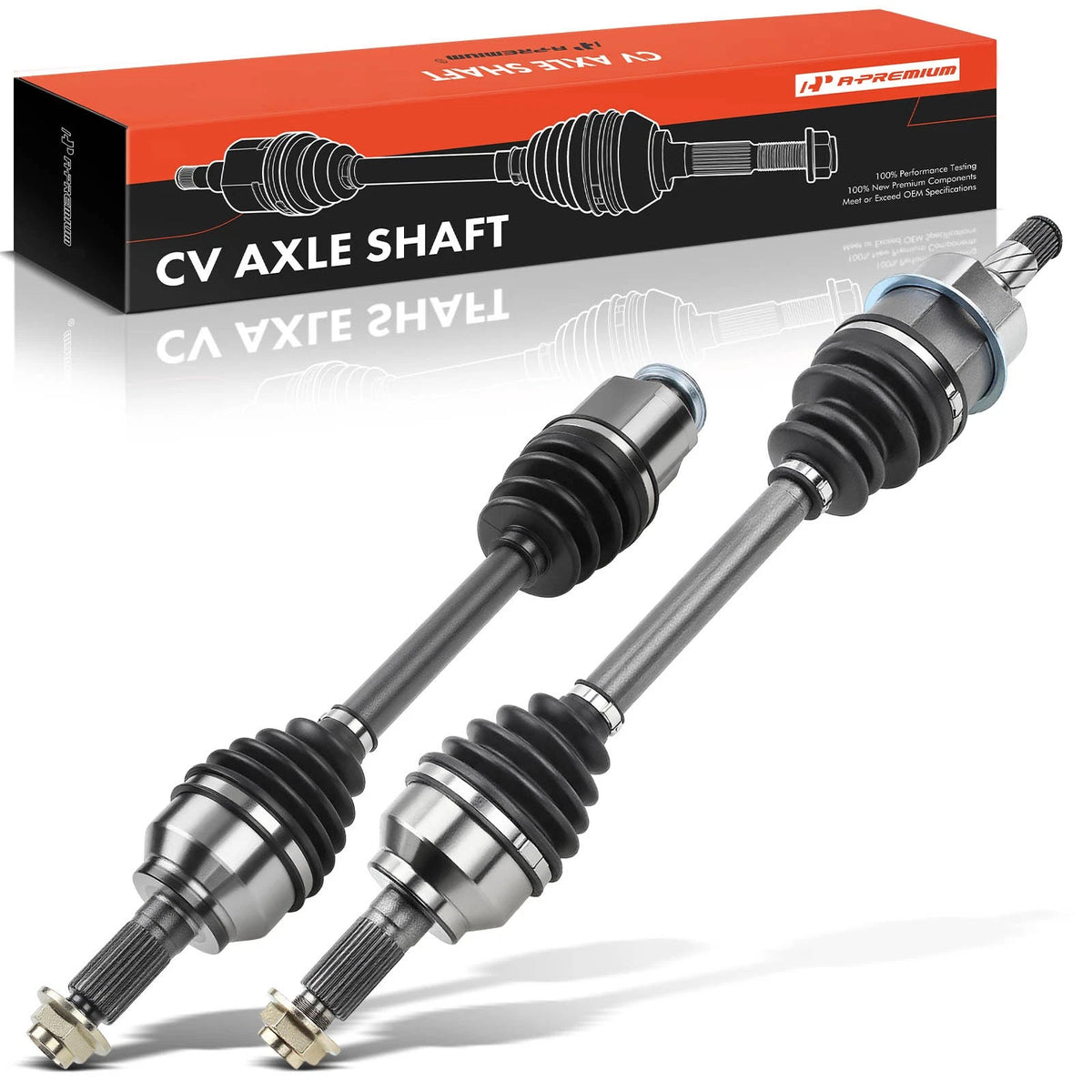 A-Premium Pair Front CV Axle Assembly for Mazda 5 (2012–2015) FP102560X, FP102560XA, FP102550X