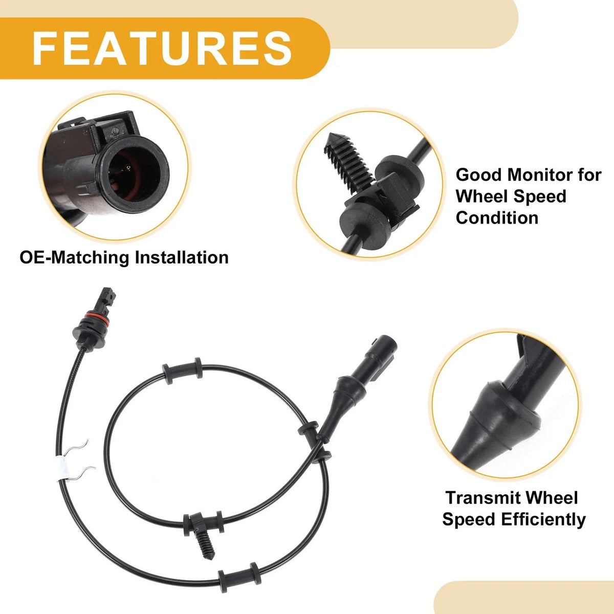 ABS Wheel Speed Sensor No.YW4Z2C204BB for Ford Thunderbird (1983–1997)