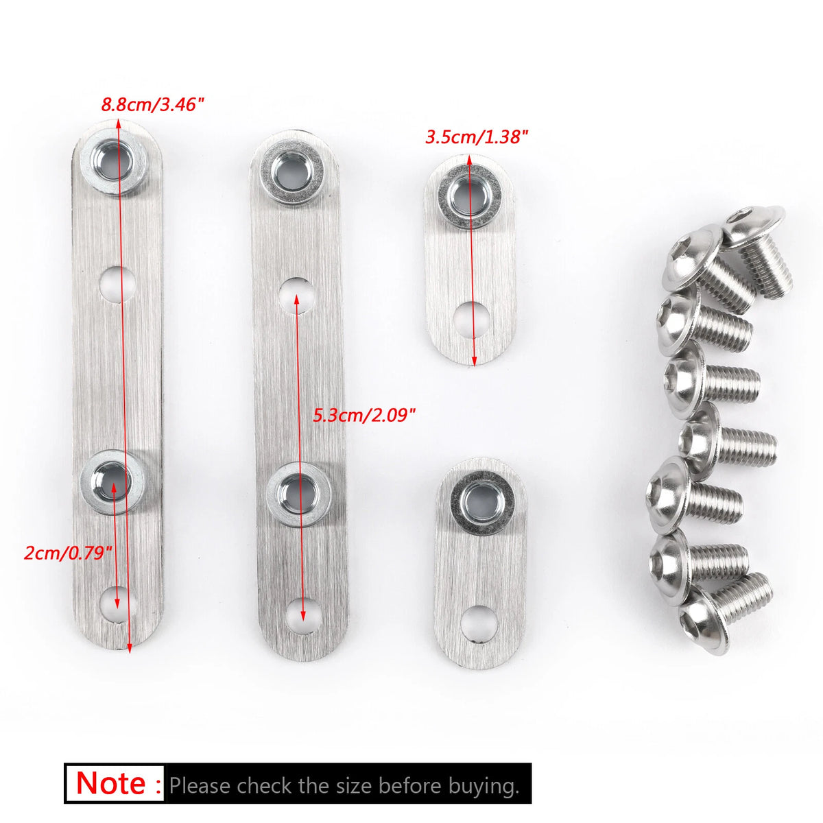 Stainless Steel Front Fender Riser Lift Kit for Honda CRF1000L Africa Twin (2016–2019) RH-080-Silver