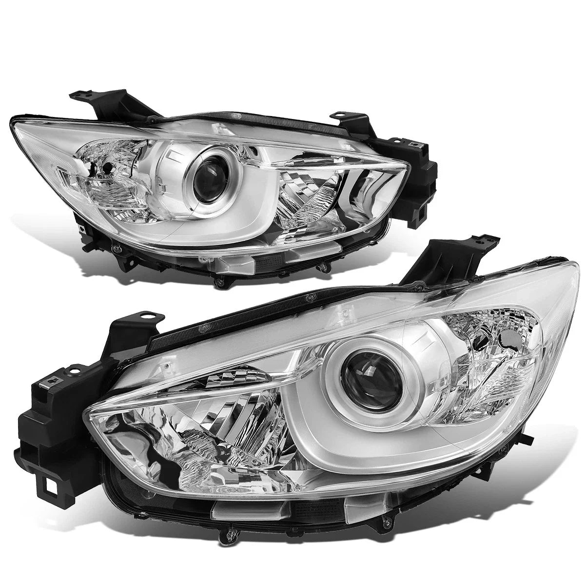 Set of 2 Projector Headlights for Mazda CX-5 (2013–2016) OE Style Chrome
