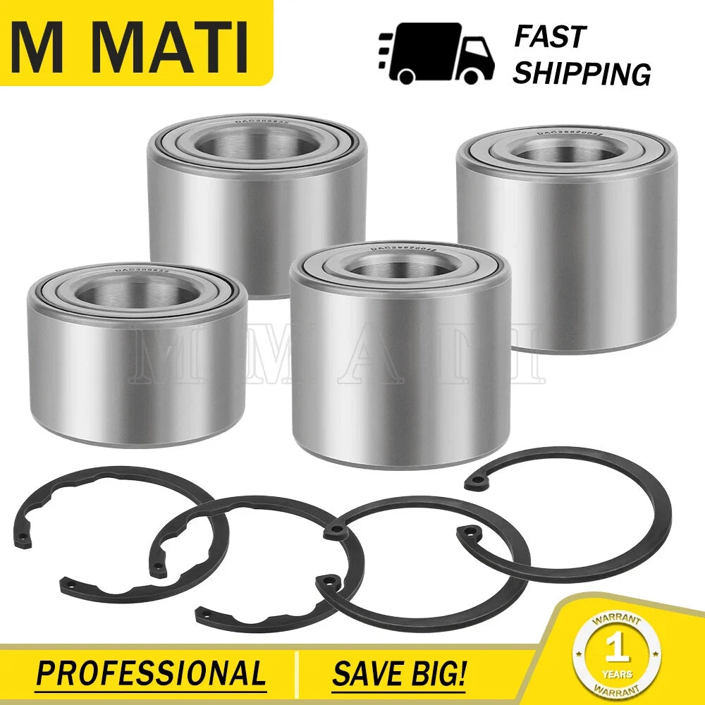 2X Front & 2X Rear Wheel Ball Bearings for Kawasaki Teryx 750 (2008–2013)