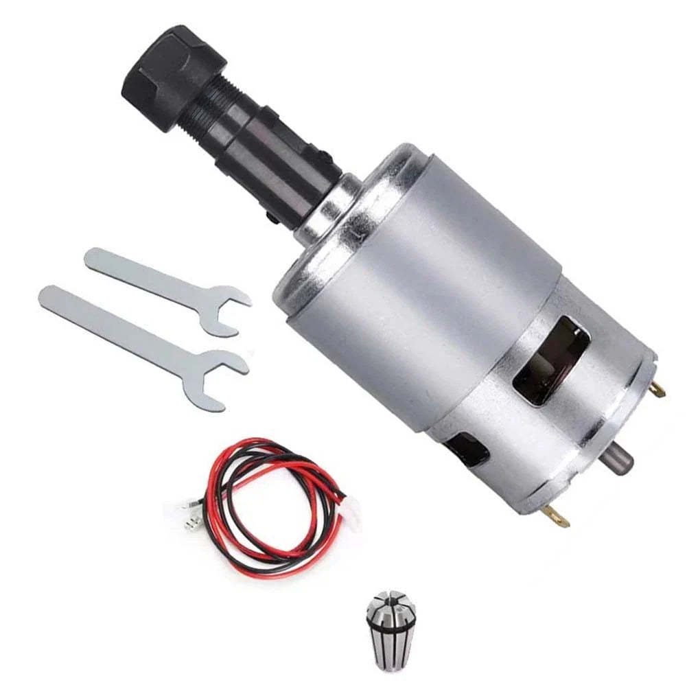 CNC 775 Spindle Motor 80W 12V 24V 20000RPM ER11 5mm Chuck for 3018 1610