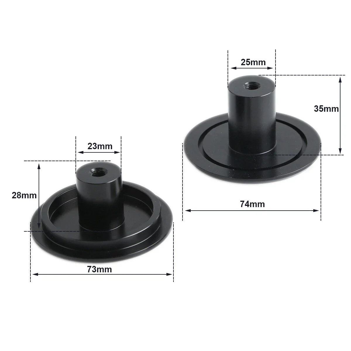 Pivot Plug Rear Axle Plugs for BMW R1200GS (2004-2015) & K1300S (2009-2015)