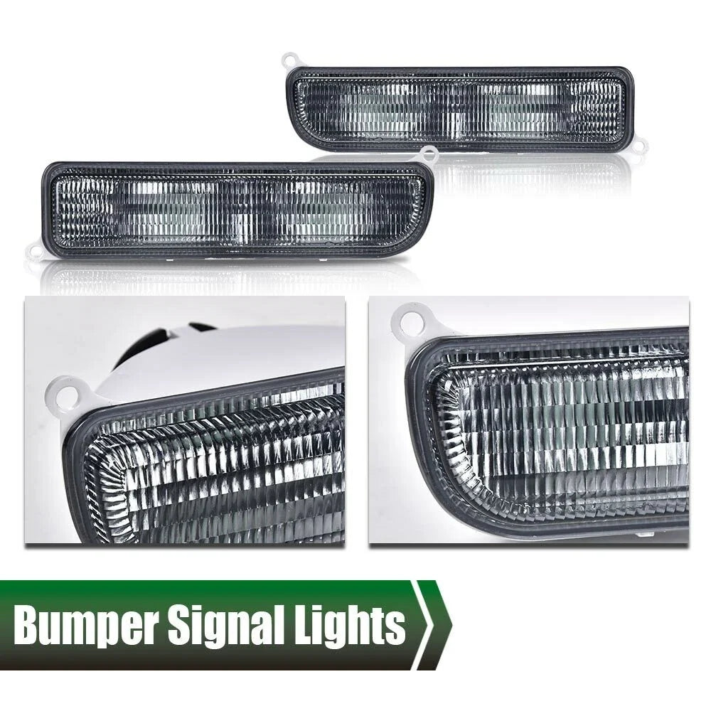 Smoke Corner Lights and Bumper Signal Lights for Jeep Cherokee XJ (1997–2001)