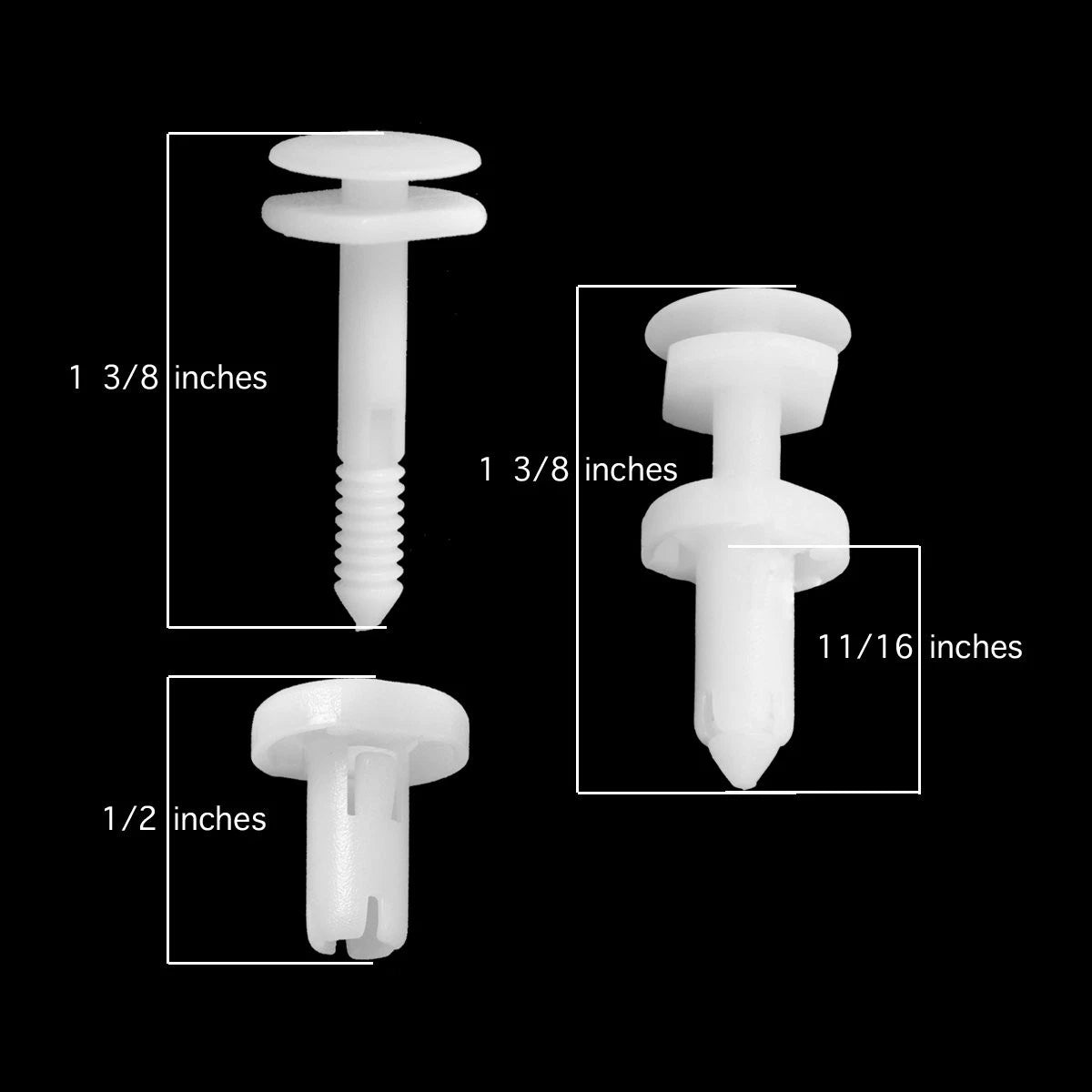50 Pcs Car Door Panel Retainer Clips for GM C1500 C2500 C3500 Suburban Tahoe