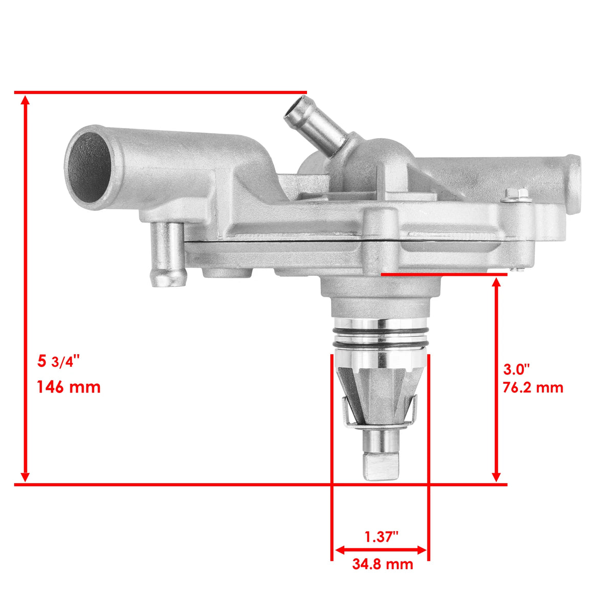 Water Pump Assembly for Polaris Ranger Crew (2017–2020) SC4515WP124DM