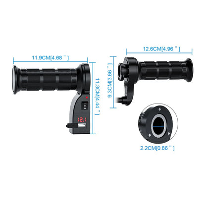 Heated Grips Handlebar Warm Heater 22mm for Universal Motorcycle