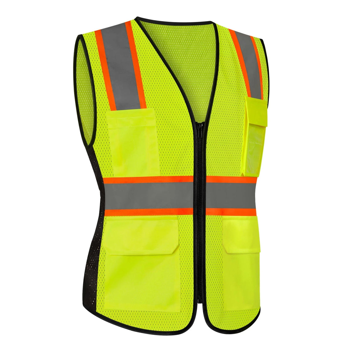 Safety Vest for Women - High Visibility Reflective Medium (1pc, Yellow)