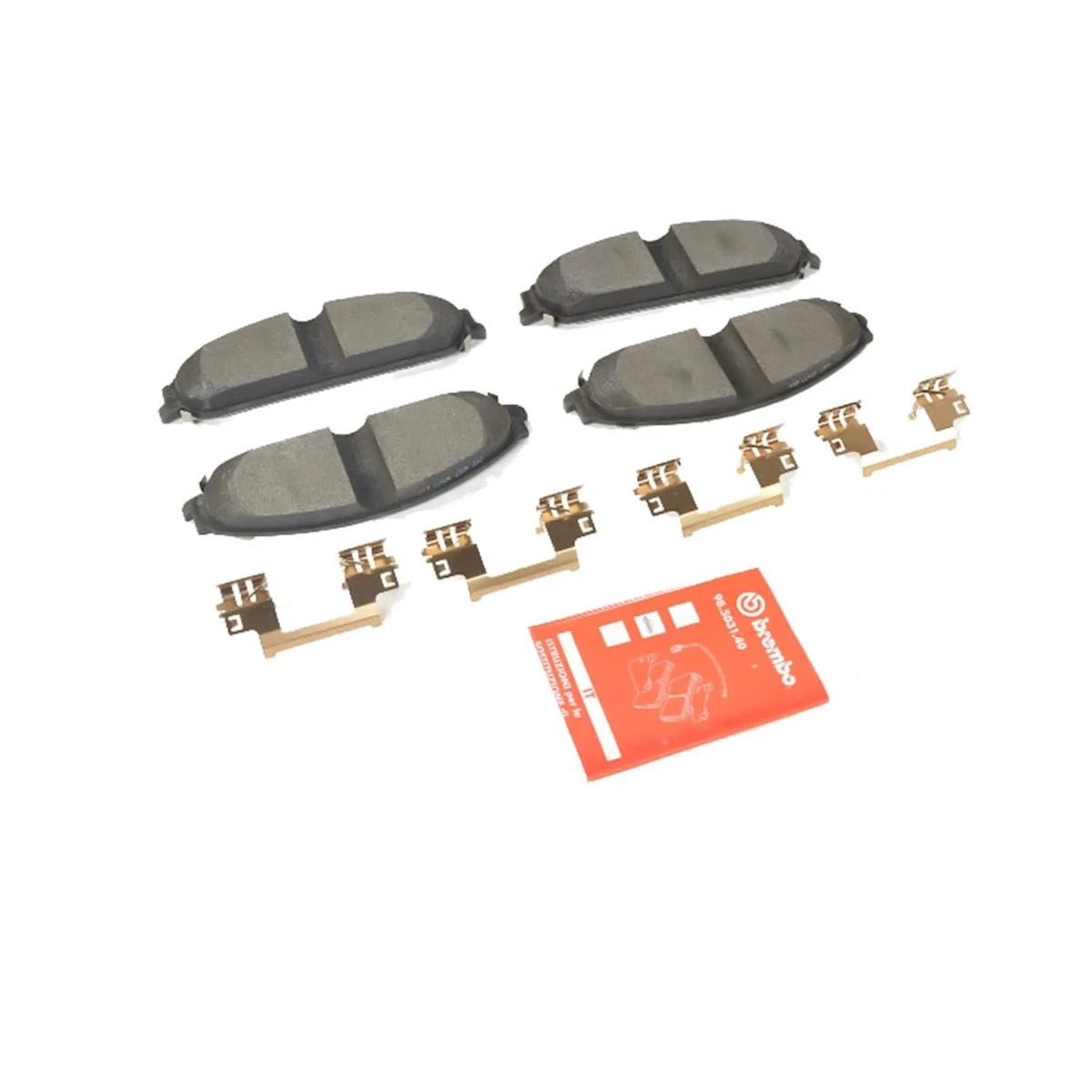 2X Brake Pad Set Front for Dodge Charger (2013–2014) 68209532AA