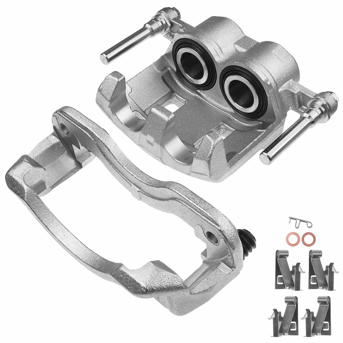 Front Left Disc Brake Caliper with Bracket for Chevy Tiltmaster (8973659080, 18-B8073)