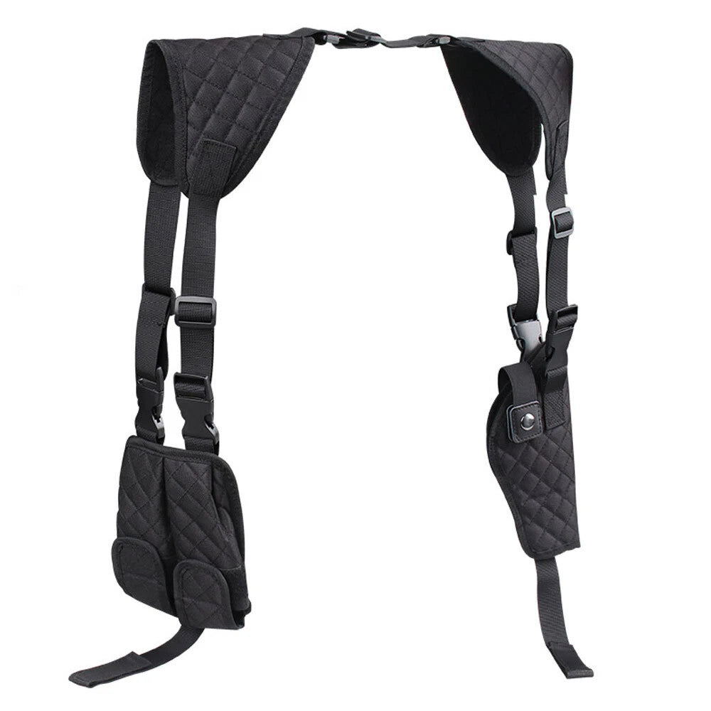 Shoulder Holster with Double Magazine Pouch for Tactical Use