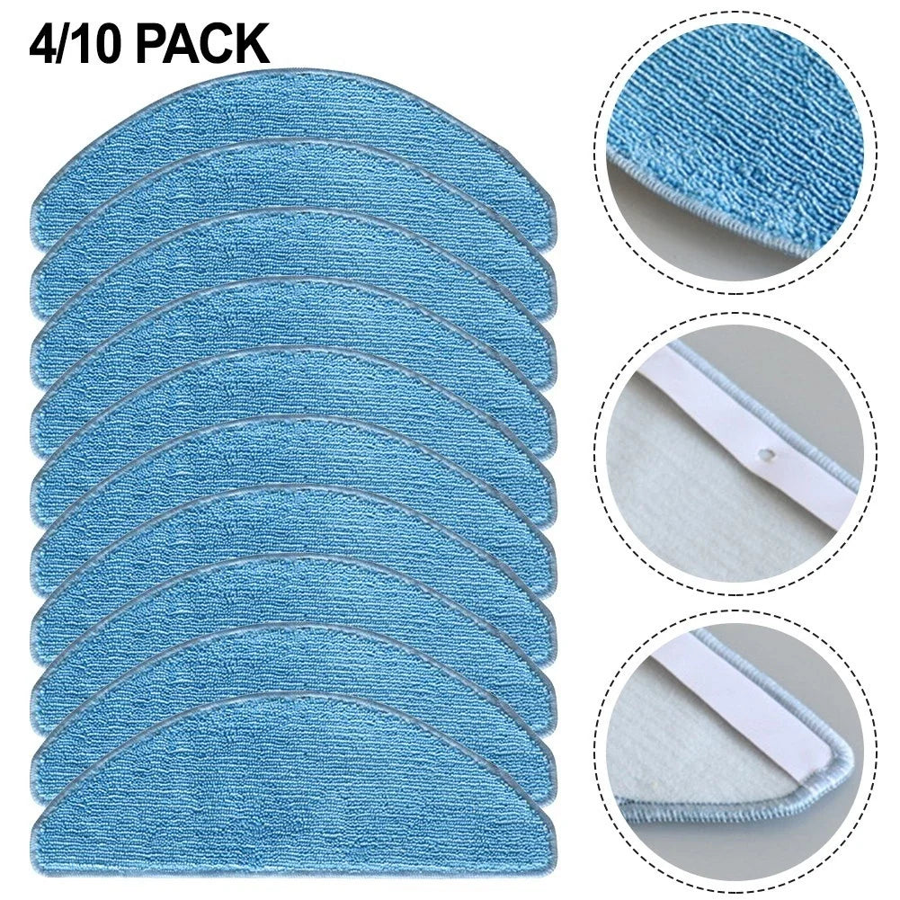 Set of 4 Mop Pads for MEDION Robot Vacuum (Compatible Models)