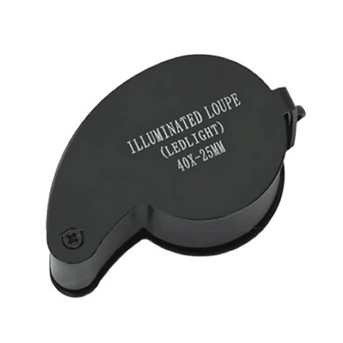 2Pcs Alloy 40X Magnification Loupe Jewelry Eye Glass Magnifier