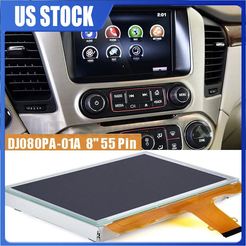 Touch-Screen Glass Digitizer LCD for Chevrolet GMC (2015–2018) DJ080PA-01A