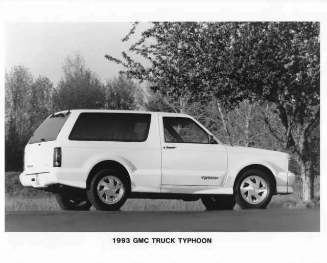 Press Photo for GMC Typhoon Truck (1993)