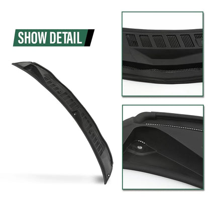 Wiper Cowl Panel Grille Set for Ford Super Duty F250 F350 (2017–2022)
