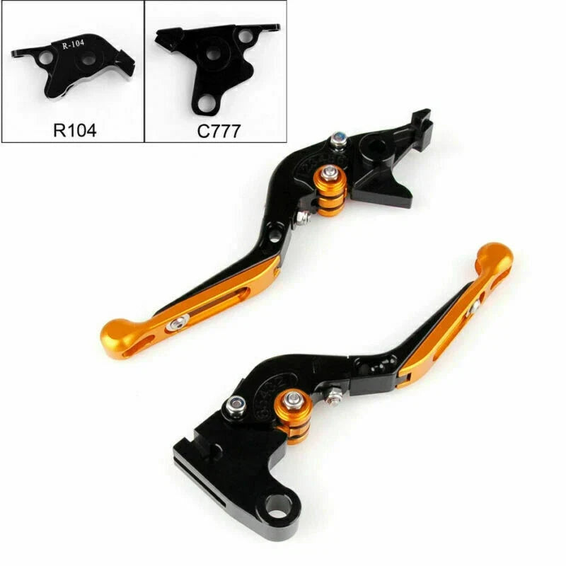 Adjustable Folding Brake Clutch Levers for Yamaha MT-01 V-MAX (2005–2020)