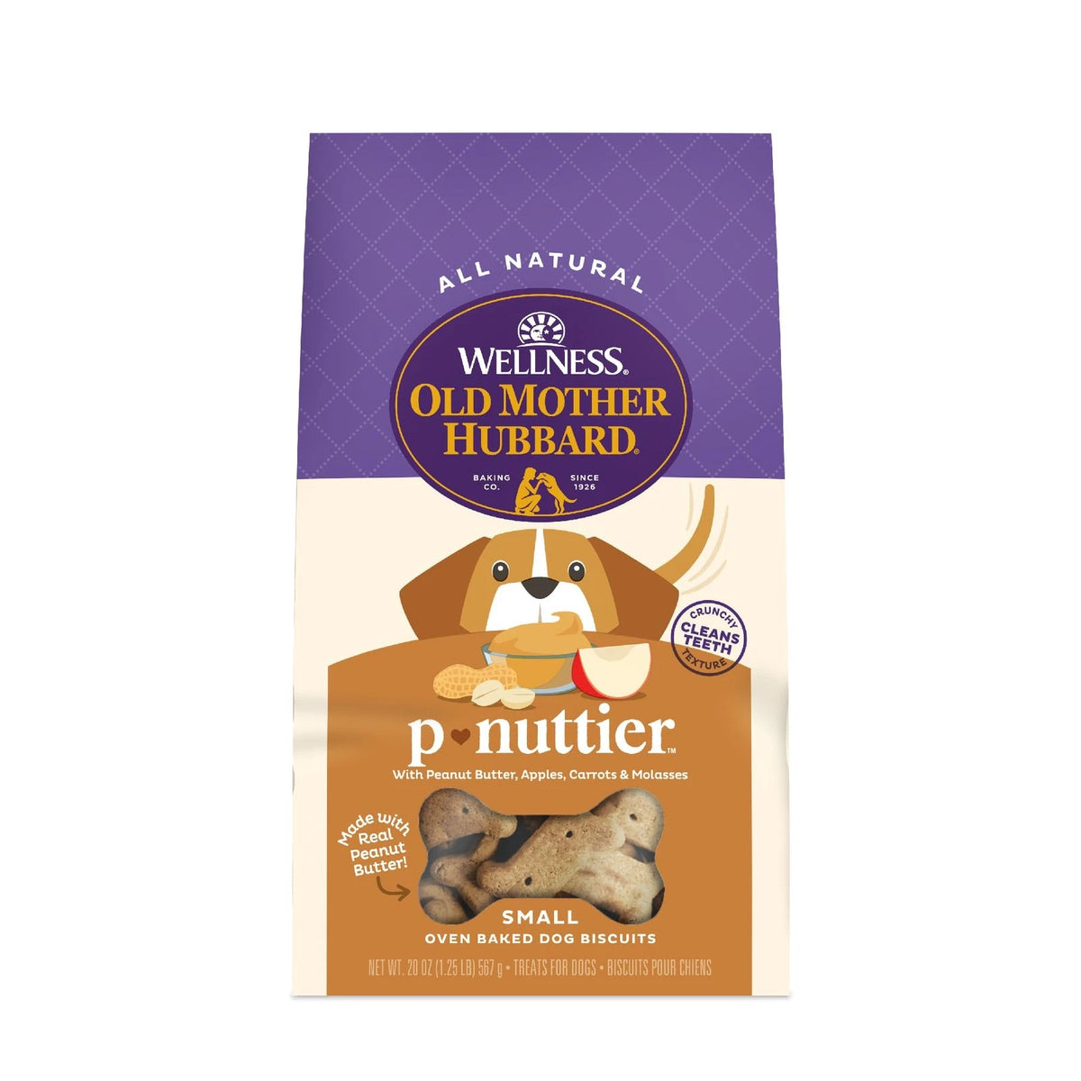 Classic P-Nuttier Dog Biscuit for Wellness Old Mother Hubbard (20 oz)