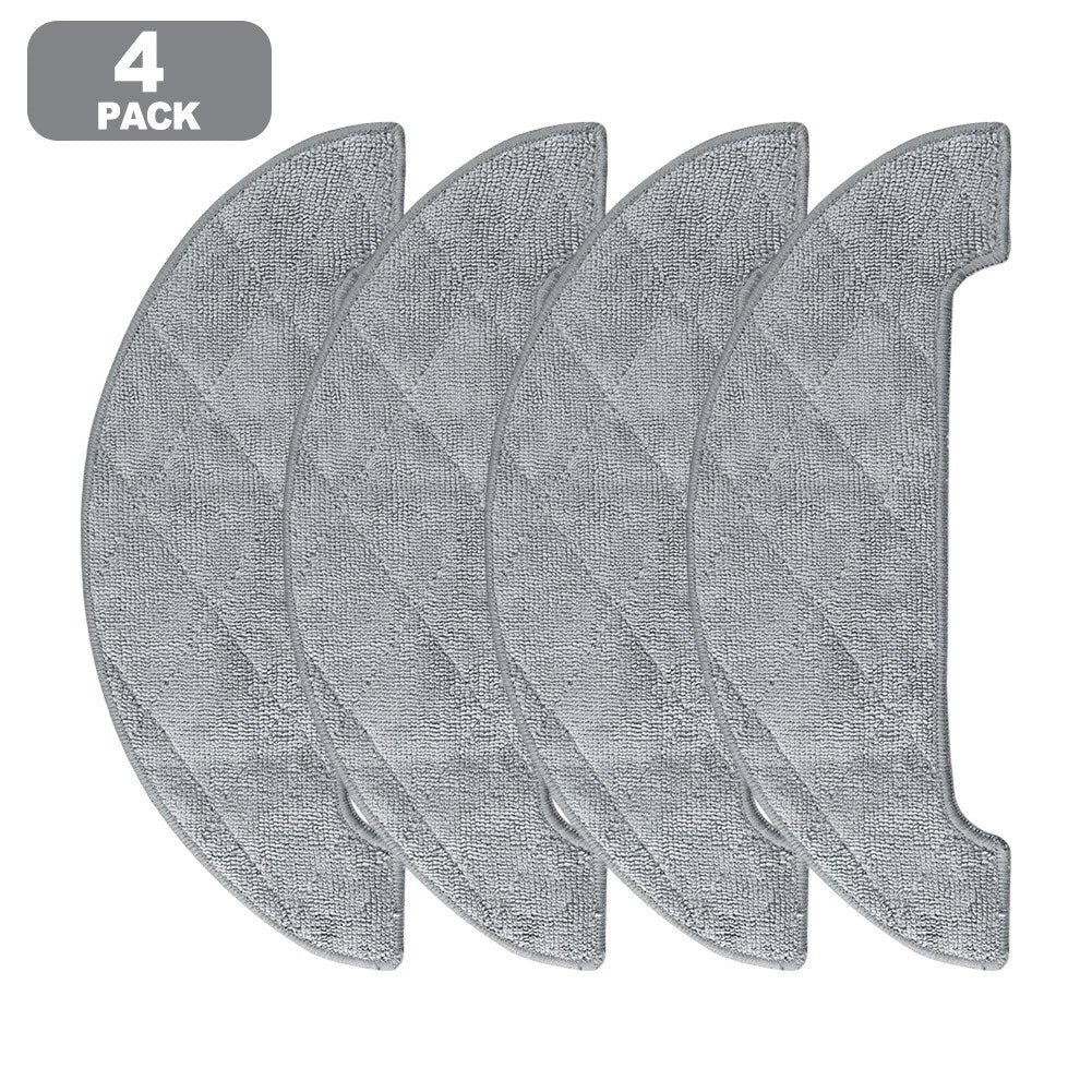 Set of 4 Microfiber Mop Pads for Liectroux Lilin X6 (Compatible)