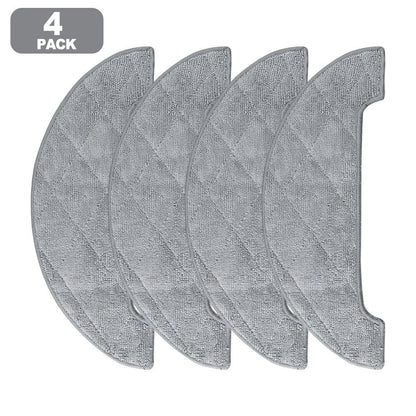 Set of 4 Microfiber Mop Pads for Liectroux Lilin X6 (Compatible)