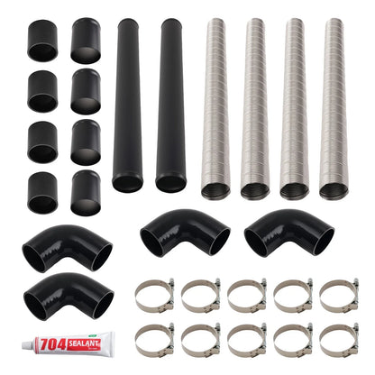 Aluminum Intercooler Pipe for Universal 2.5 Inch Flexible Stainless Steel