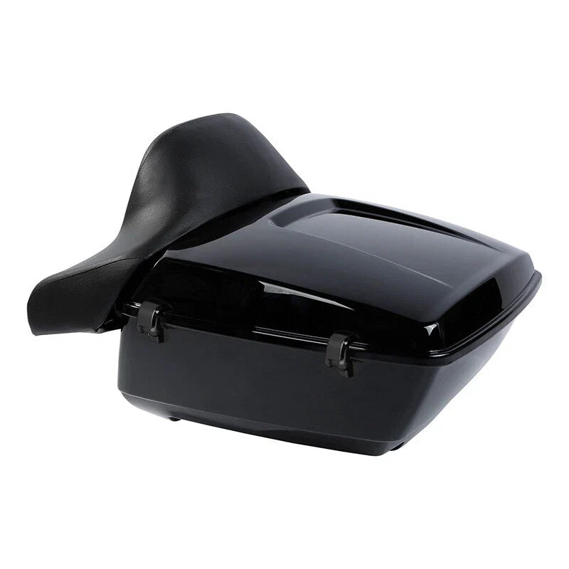 Trunk Backrest Pad Mount Rack for Harley Fat Boy (2008–2016)