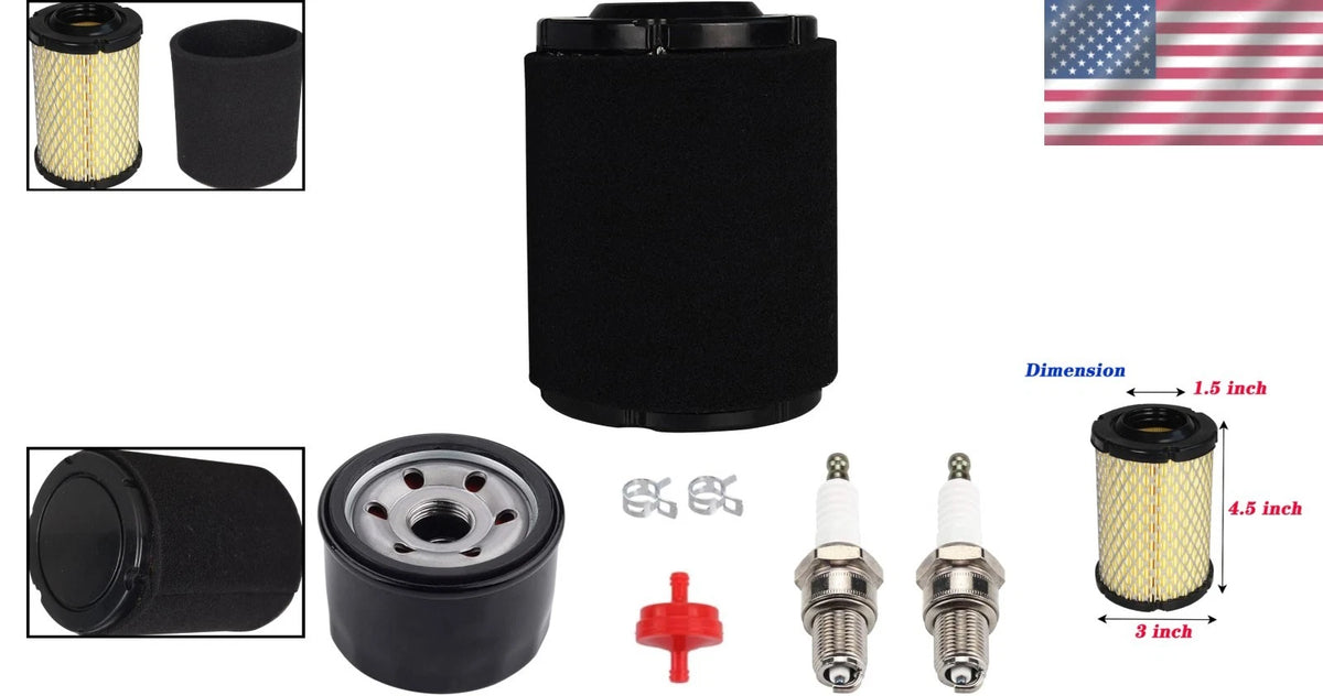 5 Piece Air Filter Tune-Up Kit for Troy-Bilt & Cub Cadet Engines