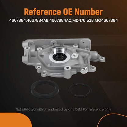 Engine Oil Pump for Dodge Neon Plymouth Neon Eagle Talon (1995–2005) 4667884AB, 4667884, 4667884AC