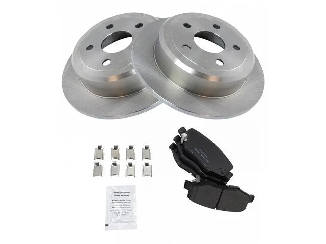 Brake Pad and Rotor Kit for Jeep Wrangler JK (2018) - 66929FBYY