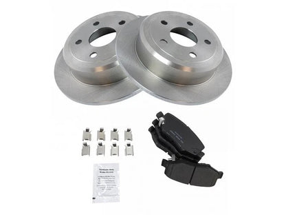 Brake Pad and Rotor Kit for Jeep Wrangler JK (2018) - 66929FBYY