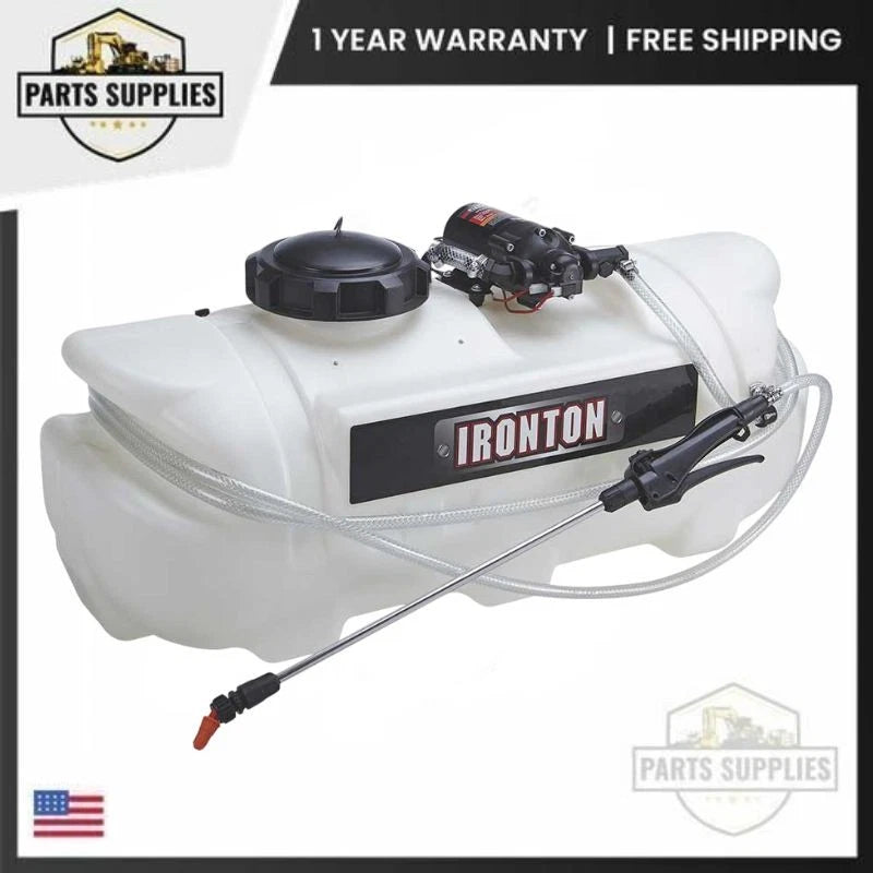 16-Gallon Ironton Spot Sprayer 2.1 GPM 12V for ATV UTV Lawn Mower Tractor