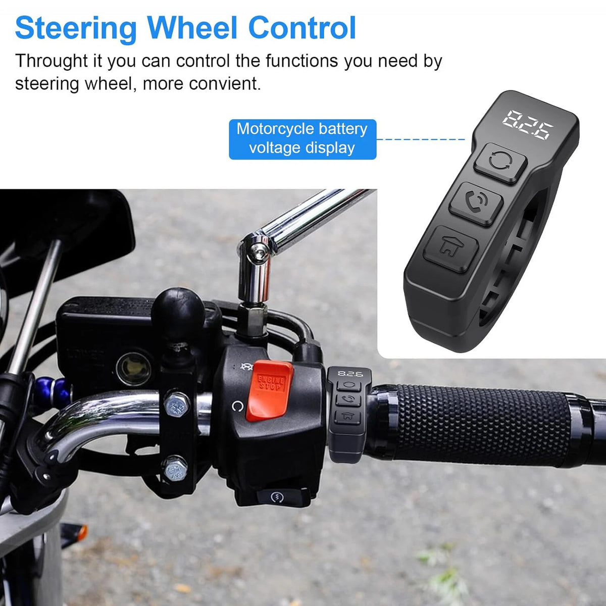 5.5" Touch Screen 1080P HD Motorcycle Camera for Motorbike