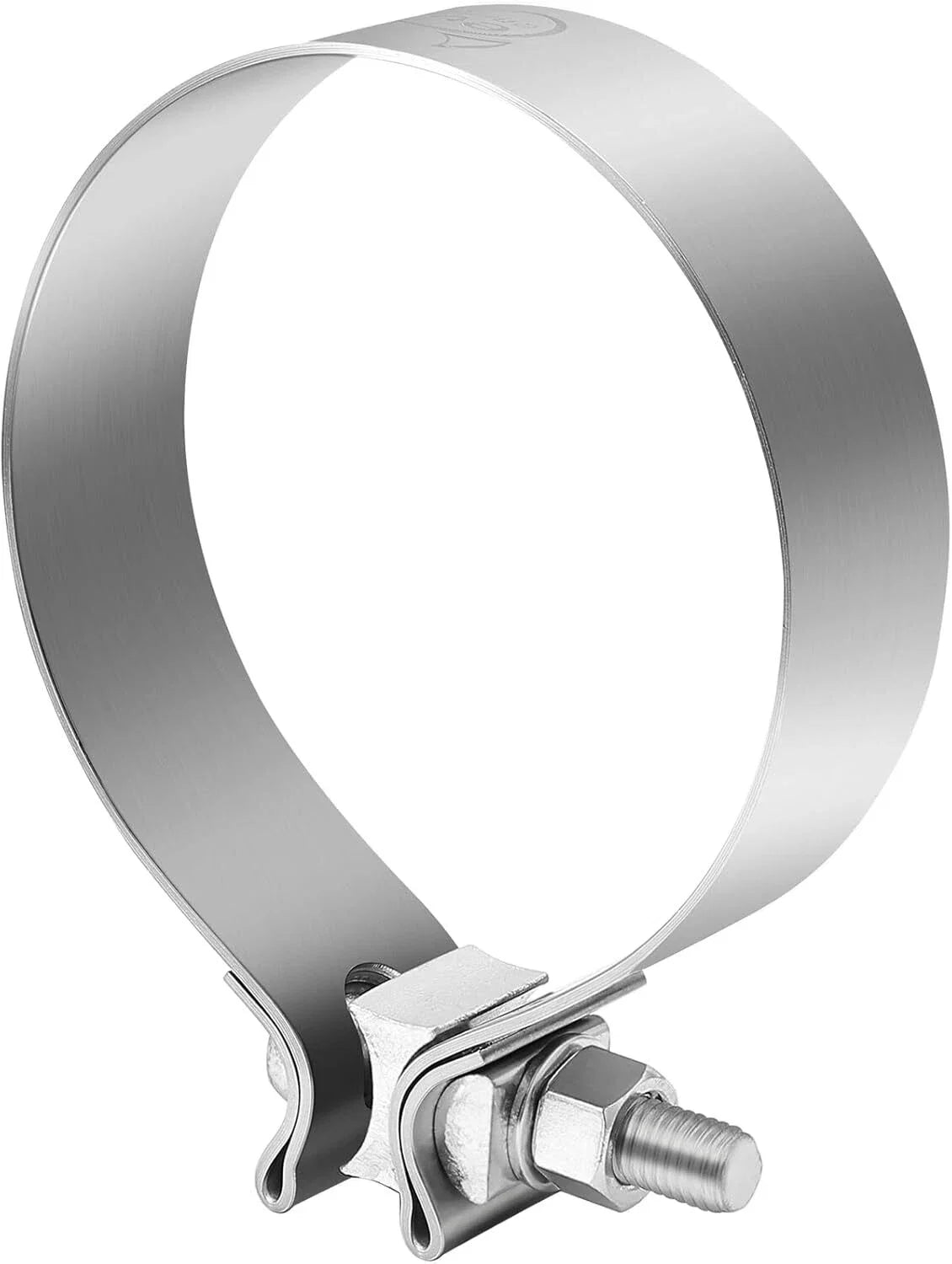 4PCS 5" Exhaust Clamp Lap Joint for Universal Applications (T304 Stainless Steel)
