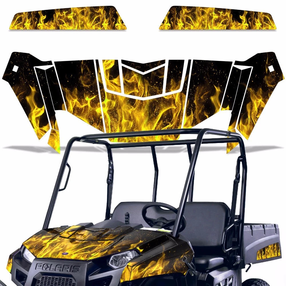 UTV Decals Graphics Stickers for Polaris Ranger EV (2009–2015)