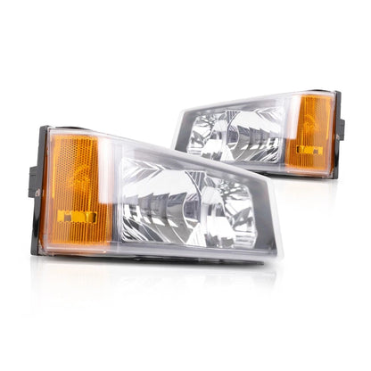 Turn Signal/Parking Light Pair for Chevy Silverado 2500 HD (2003–2006) - FBA-PLX-M0-18-5898-01-9-CL360A5, GM2520185, GM2521185