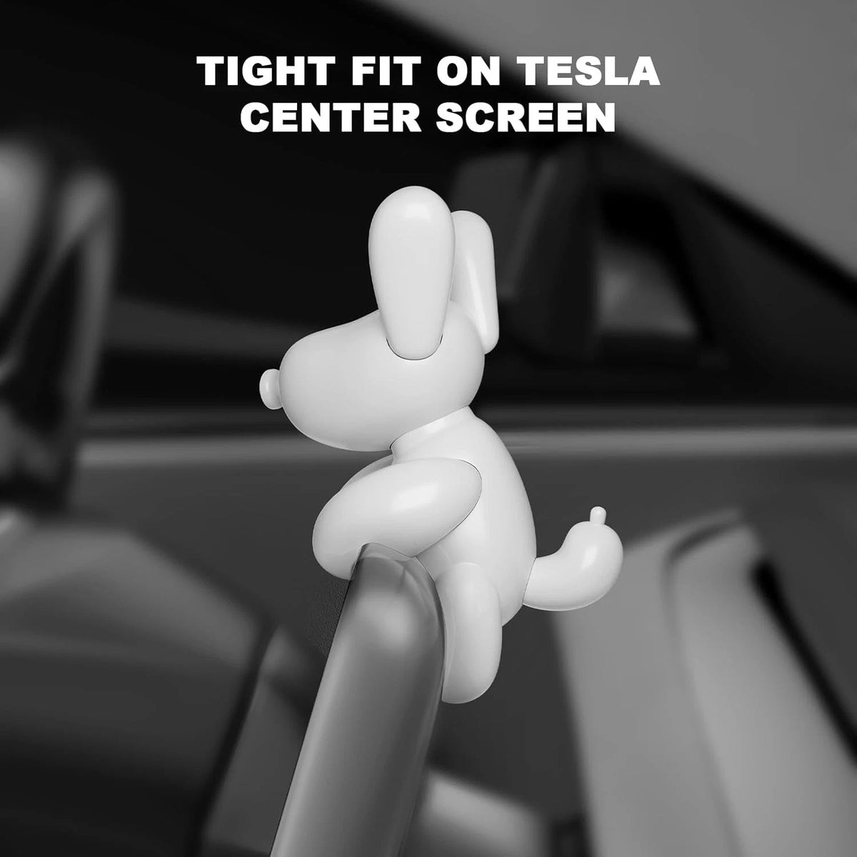 Dog Mode Mini Screen Decoration for Tesla Model Y (2026) - White