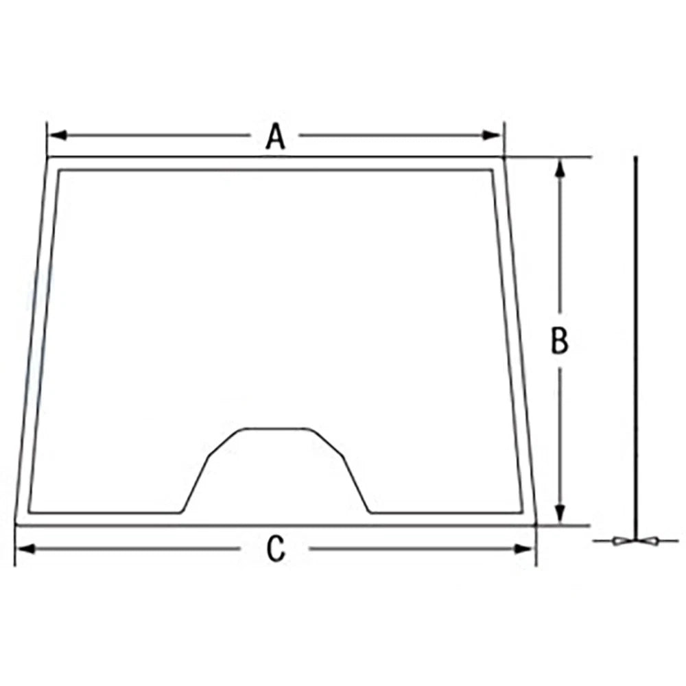 Windshield Cab Glass for Massey Ferguson 8150 6180 6140 8120 6170 8140 6150