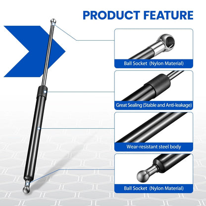 Gas Lift Support Struts Shocks for Camper Shell (2010–2020)