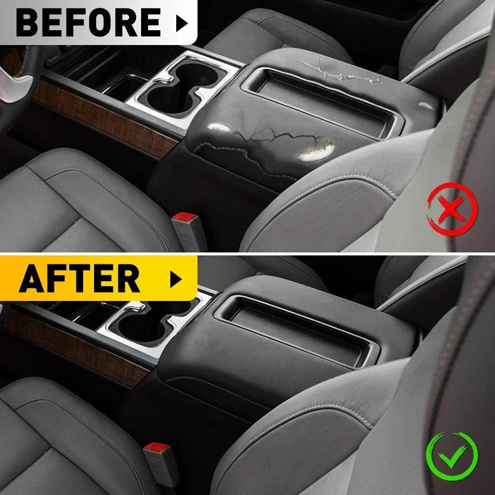 Center Console Armrest Lid Cover for GMC Sierra (2014–2018) Black