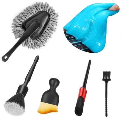Set of 1 Car Interior Duster Detail Brush for Cleaning
