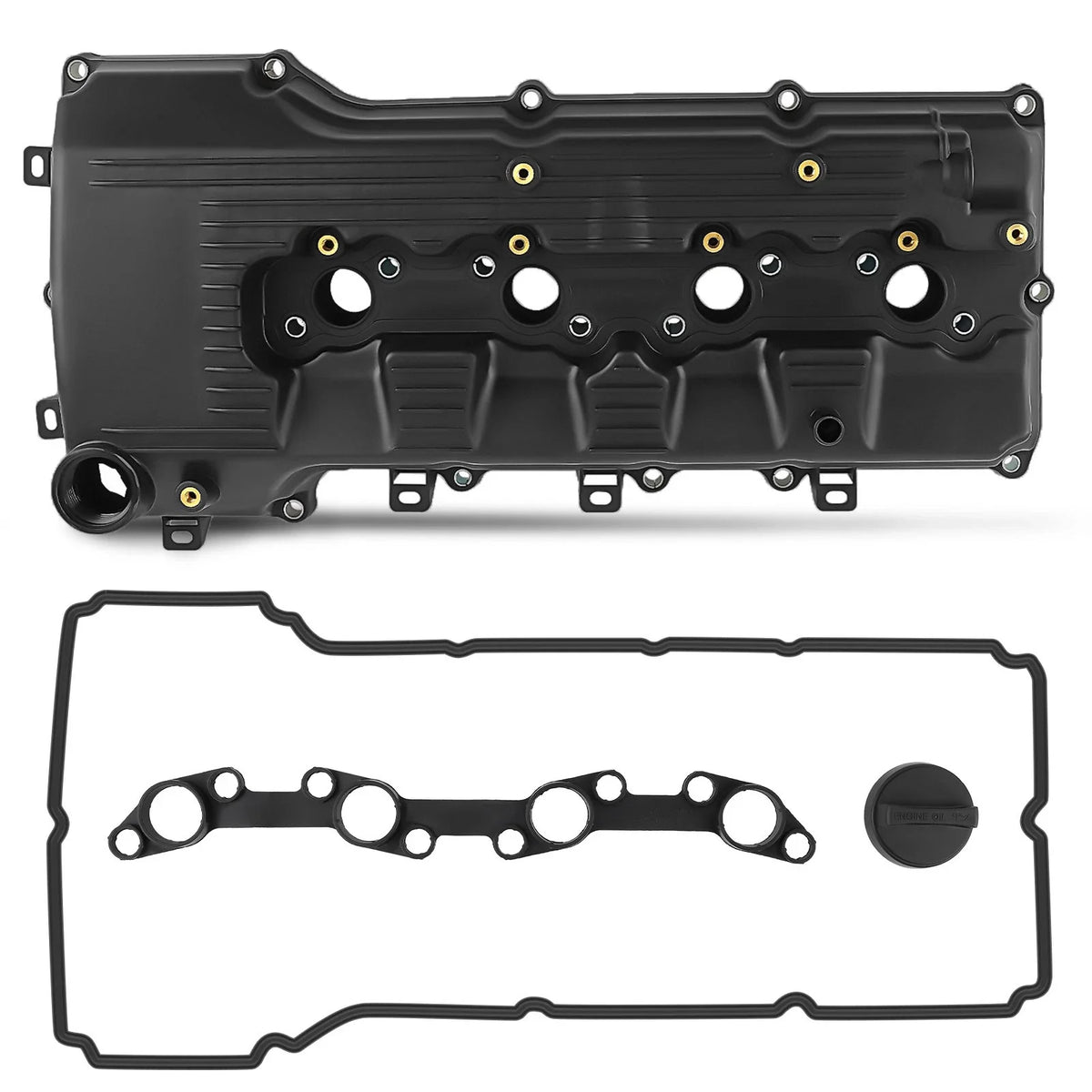 Engine Valve Cover Kit w/ Gasket & Oil Cap for Toyota Tacoma 2.7L (2005–2015)