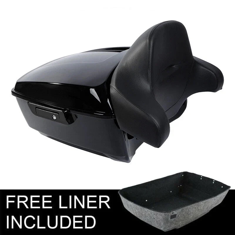 Trunk Backrest Pad for Harley Touring CVO Street Glide (2014–2026)