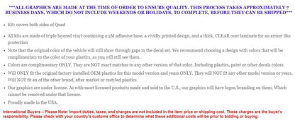 ATV Graphics Kit Decal for Polaris Scrambler 850XP 1000XP (2013–2022)