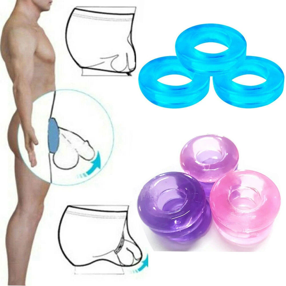 3 Pcs Transparent High Elastic Thong Underwear for Men