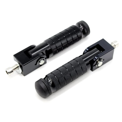 Folding Motorcycle Foot Pegs 90° for Electric Bikes Rearsets M8 Bolts