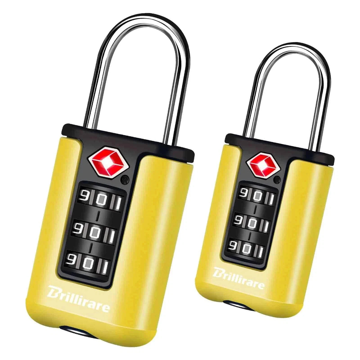 2 Pack TSA Approved Luggage Locks Combination Travel Padlock
