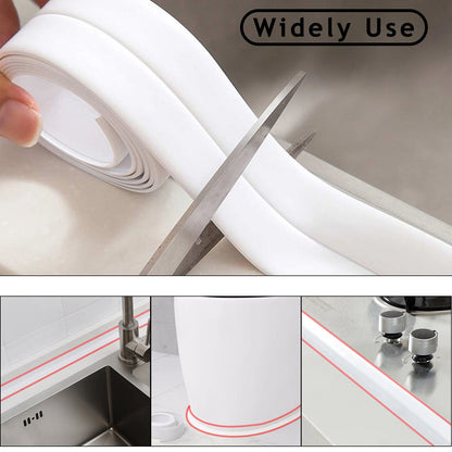 PVC Self Adhesive Caulk Sealing Strip Tape for Kitchen Bathroom