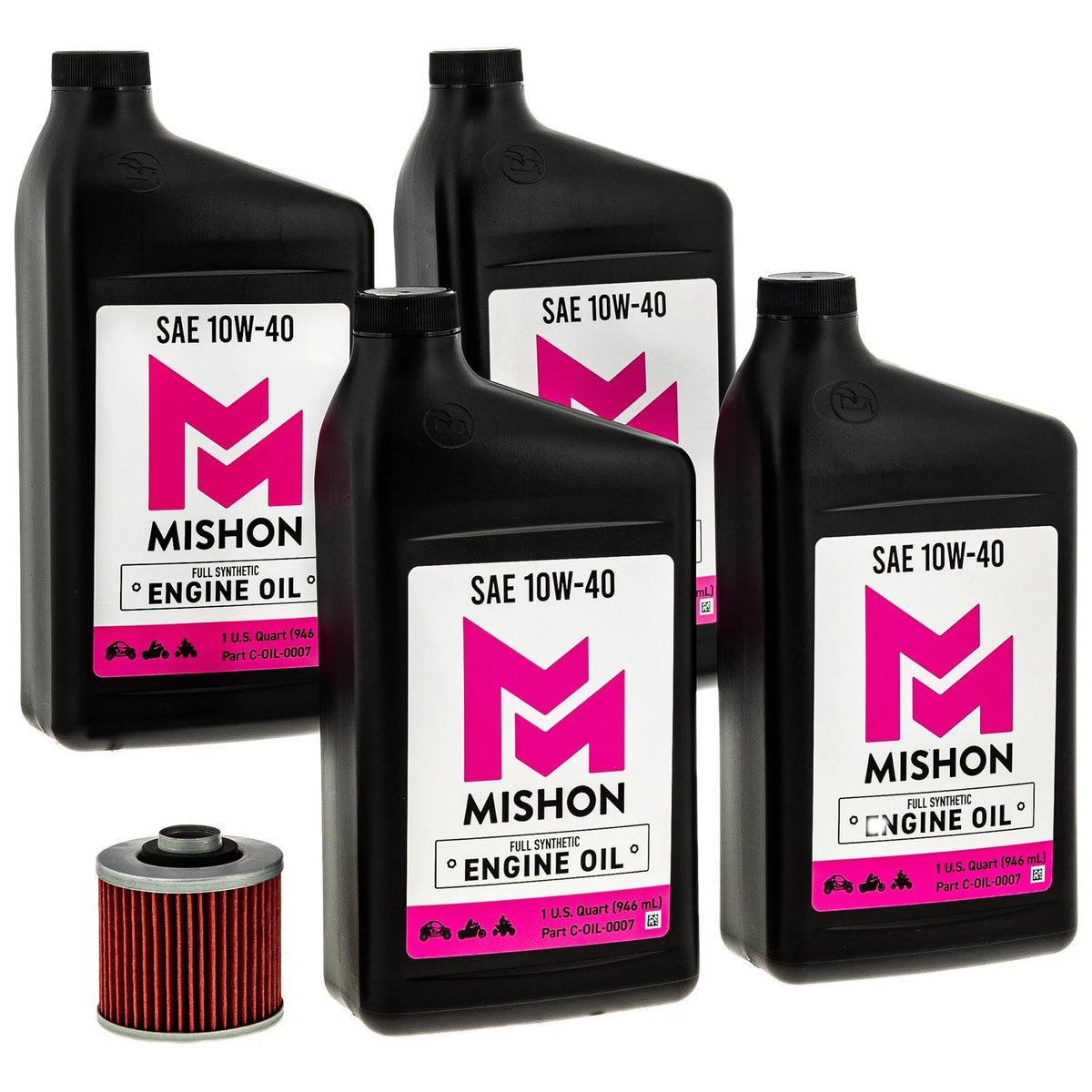 Engine Oil Change Kit for Yamaha V Star 1100 650 (MK1012788, 2H0-13440-90)