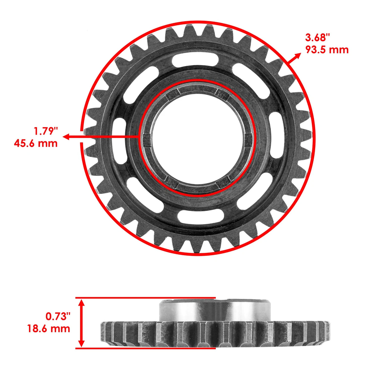 Starter and Clutch Gear Set for Honda TRX450ER (2006–2014)