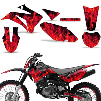 Graphic Stickers +#PLT/RIM Decals for Yamaha TTR125 (2008–2018)